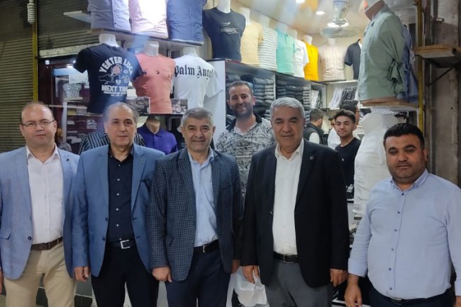 KMESOB Başkanı Kuybu'dan bayram öncesi esnaf ziyareti