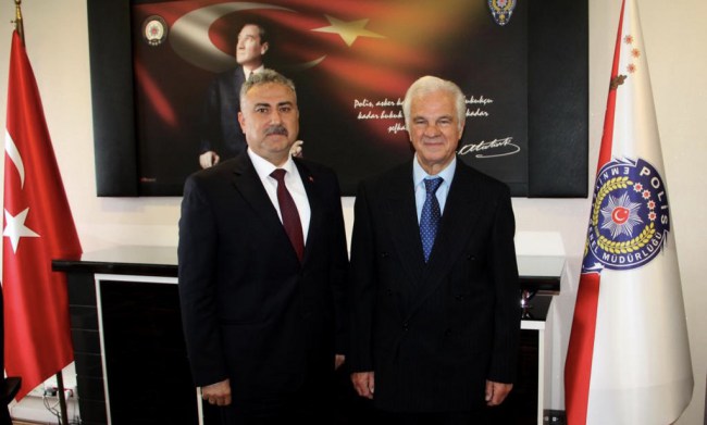 Zonguldak eski Emniyet Müdürü Pala, Müdür Aktaş’ı ziyaret etti