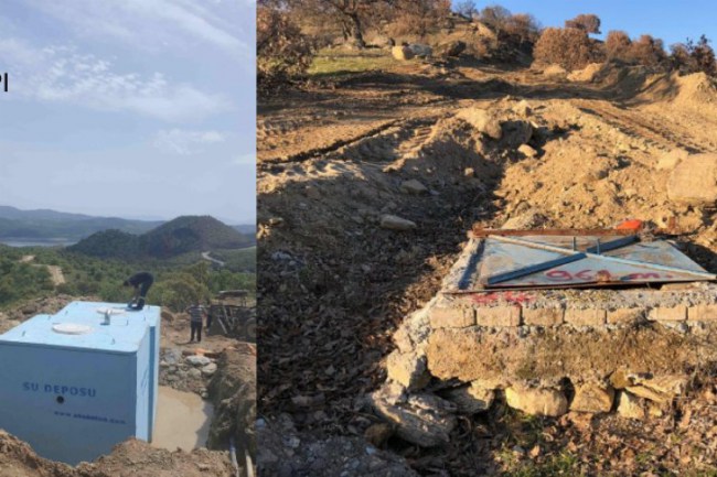 Manisa Çarıklar'da altyapı çalışmaları devam ediyor