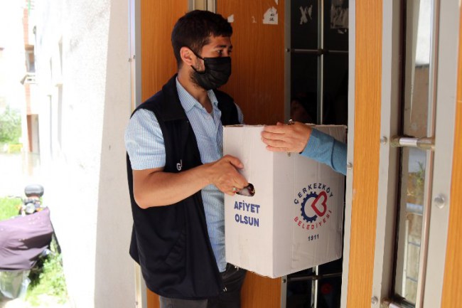 Tekirdağ Çerkezköy'de ramazanda 9 bin aileye yardım yapıldı