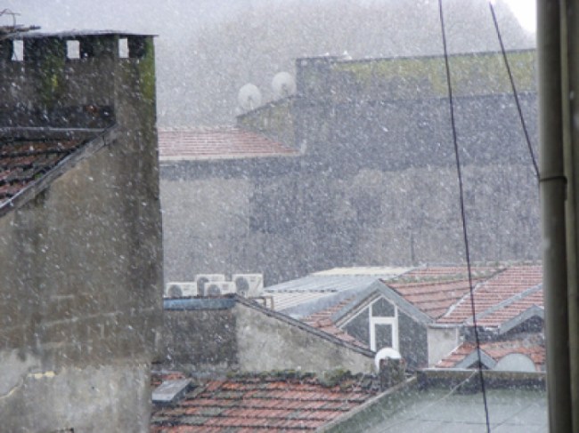 Ereğli kar'a teslim..