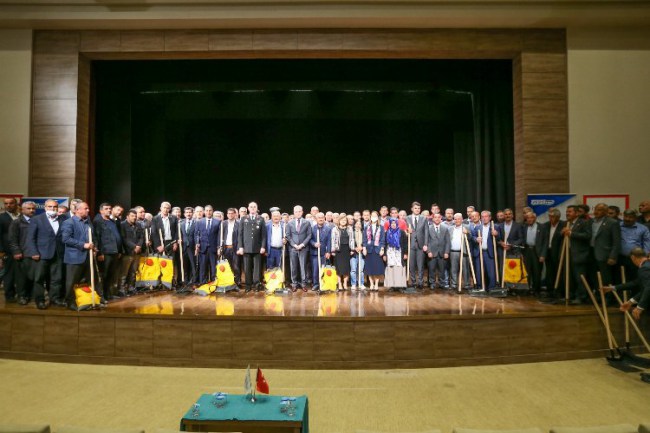 Gaziantep'te 180 orman köyüne yangınla mücadele için malzeme desteği