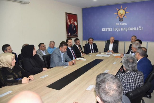 AK Kestel ilçenin geleceği için kolları sıvadı