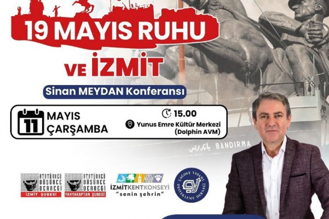 Tarihçi Sinan Meydan 19 Mayıs ruhu ve İzmit'i anlatacak