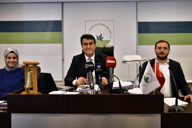Bursa Osmangazi Belediyesi Mayıs ayı meclis toplantısını yaptı
