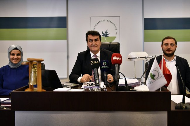 Bursa Osmangazi Meclisi'nde Başkan Dündar'dan Ramazan brifingi