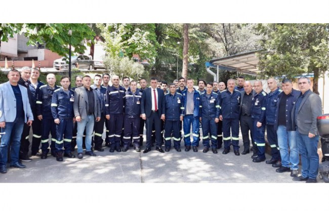 Başkan Yılmaz İSG çalışanlarıyla biraraya geldi