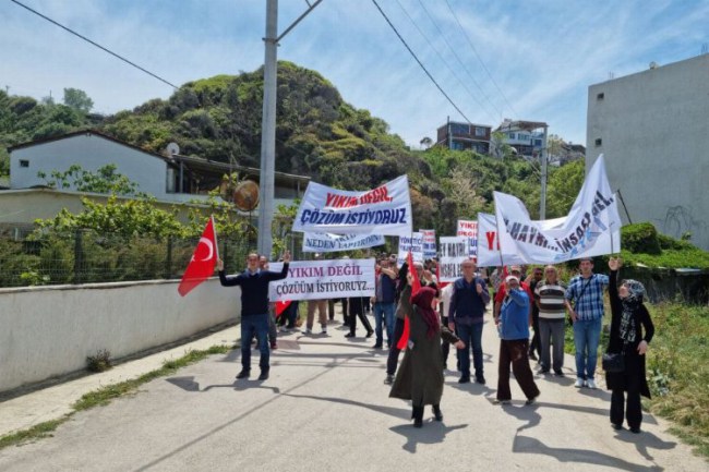 Bursa Mudanya'da kırsal sahillerden 'Yıkımları durdurun' sesleri yükseldi