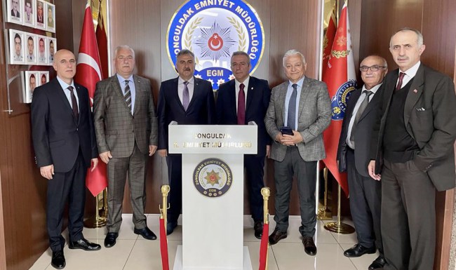 Zonguldak Esnaf Odaları Birliğinden Müdür Aktaş’a ziyaret