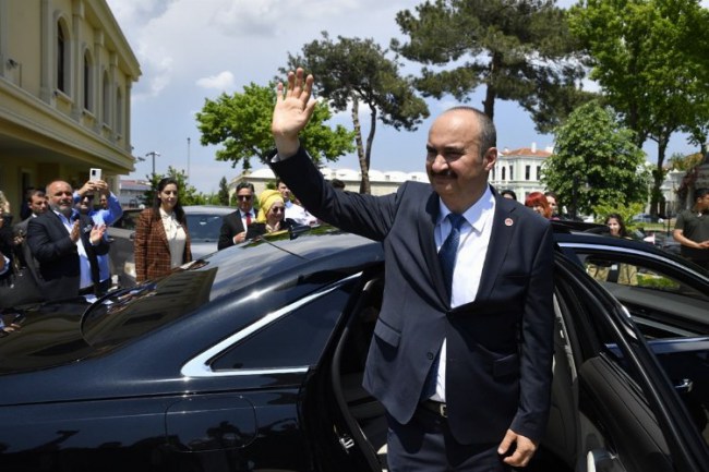 Vali Ekrem Canalp Edirne'ye veda etti