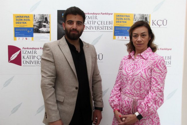 Kızılay'ın Ukrayna yardım kampanyasına İKÇÜ'den destek