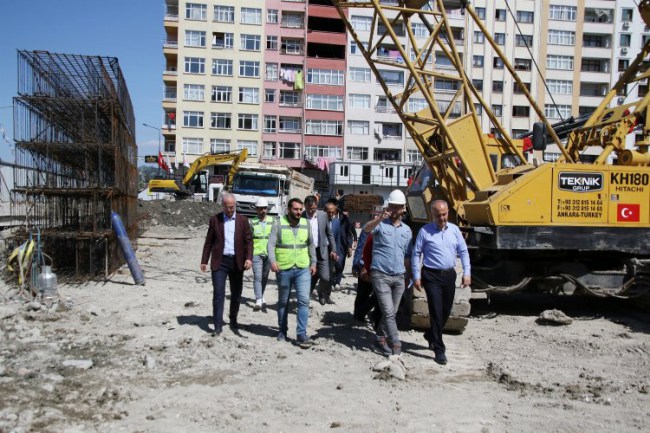 Rize'de kentsel dönüşüm saha çalışmaları incelendi