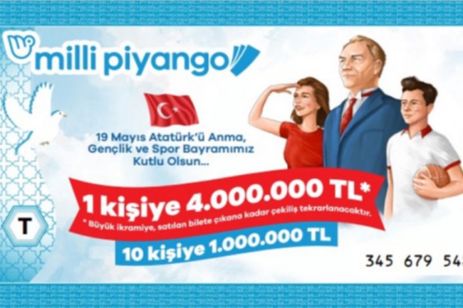 4 milyon TL'lik büyük ikramiye tam bilete çıktı