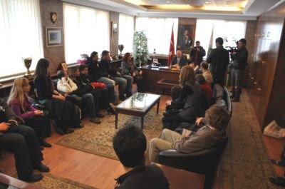 Yabancı Öğrenciler'den Başkan Akdemir'e Ziyaret