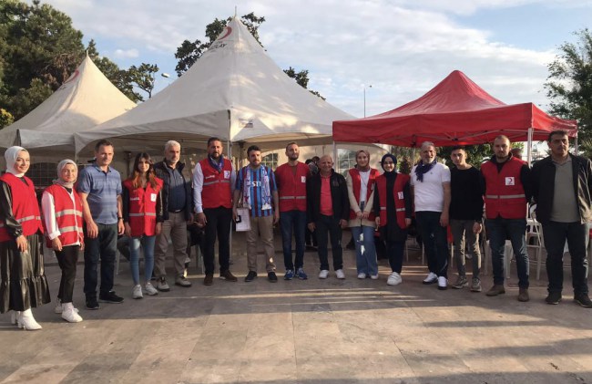 Kaymakam Yapıcı’dan Kızılay’a teşekkür belgesi