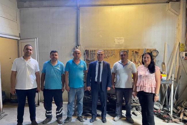 Manisa Büyükşehir'den Turgutlu ve Salihli'ye iş güvenliği ziyareti