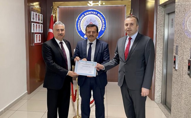 Zonguldak Orman Bölge Müdürlüğünden Müdür Aktaş’a teşekkür