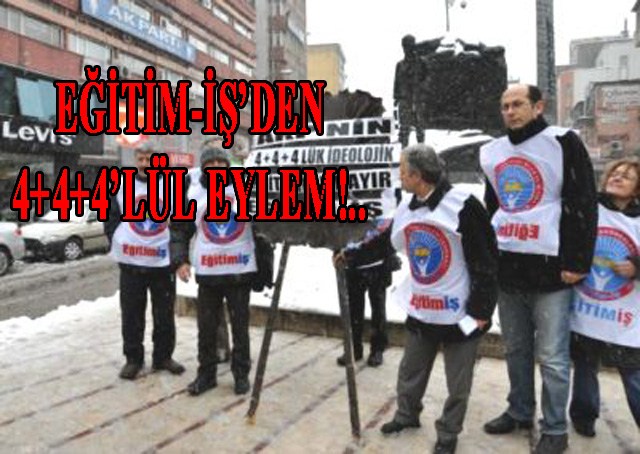 Kesintili zorunlu eğitim düzenlemesine çelenkli protesto!..