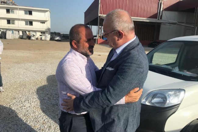 Manisa'da Ali Uçak'a taziye ziyareti