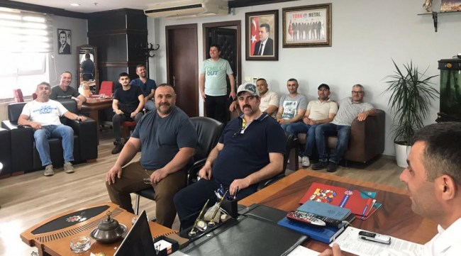 Başkan Yılmaz, Türk Metal üyelerini yolcu etti