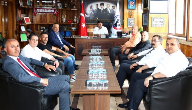 Zonguldak Kömürspor'un yeni yönetiminden GMİS'e ziyaret