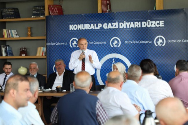 Muhtarlara Faruk Özlü'den hizmet sözü