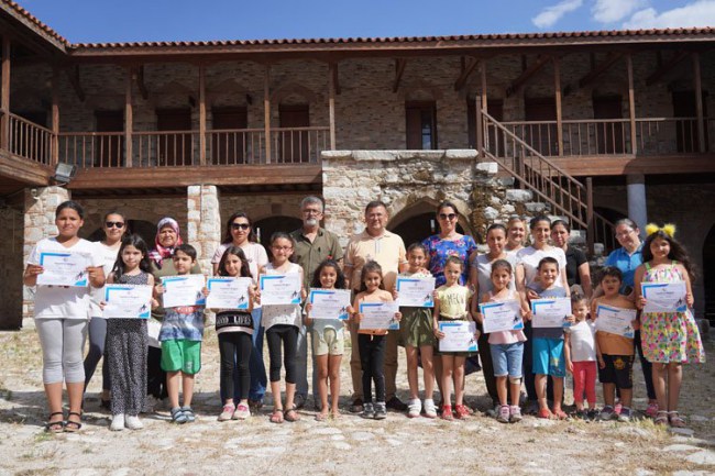 Muğla Milas'ta minik çizerler sertifikalandı