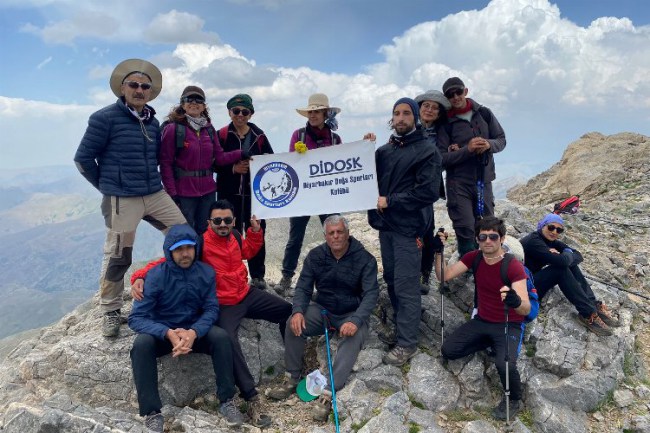 Mereto Dağı'na yılın ilk tırmanış