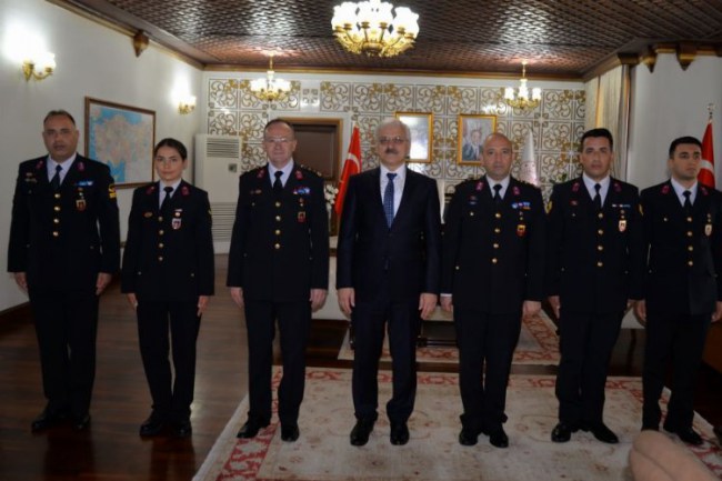 Jandarma'dan Vali Kılıç'a ziyaret