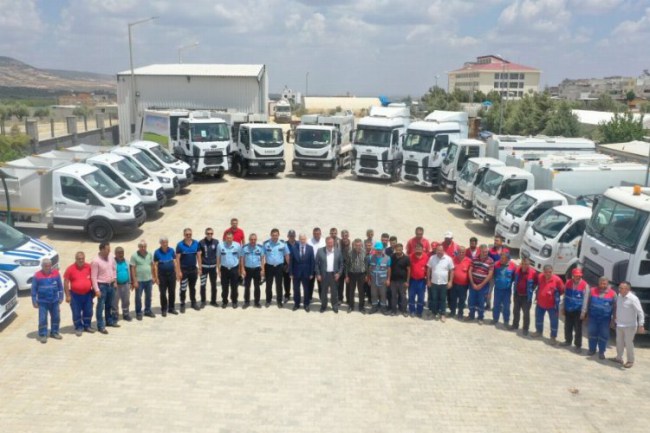 Kilis Belediyesi'ne 25 araç takviye