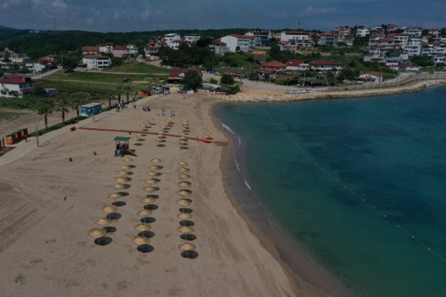 Seyrek Plajı'na TÜRÇEV'den tam not