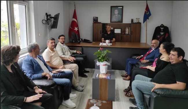 BATİYAC'tan Üsteğmen Akça'ya ziyaret