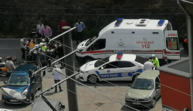 Kdz.Ereğli'de bir motor kazası daha