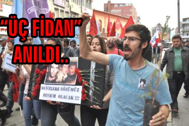 Deniz Gezmiş ve arkadaşlarına Zonguldak'ta fidanlı anma..