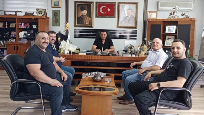 Başkan Yılmaz’a ziyaretler devam ediyor