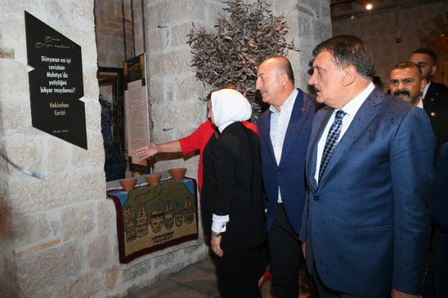 Bakan Çavuşoğlu, Kent Müzesi ve Arslantepe Höyüğü'nü Gezdi