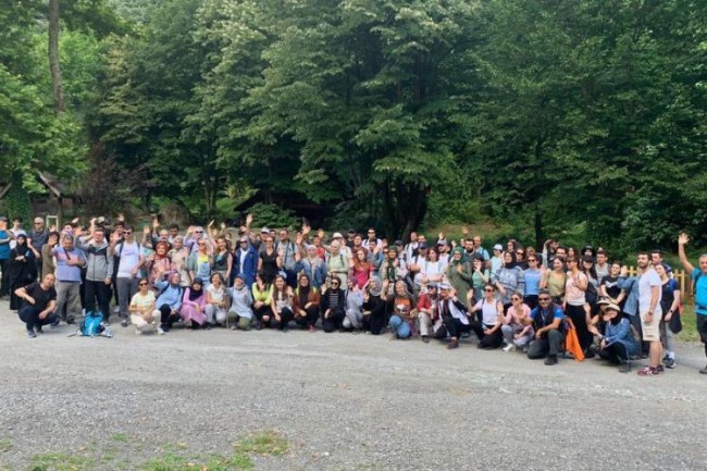 Sakaryalı doğaseverler Yanık Vadisi'nde buluştu