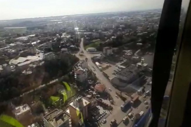 Antalya'da kuş bakışı denetim