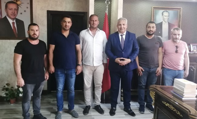 Başkan Murat Toprak ve yönetimi ziyaret turlarına başladı