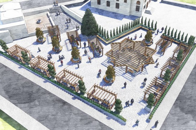 Karamürsel'deki tarihi caminin çevresi değişiyor