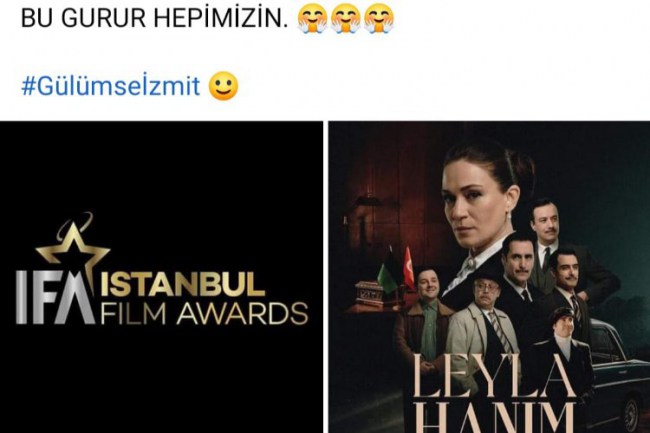 Leyla Hanım'a bir ödül daha