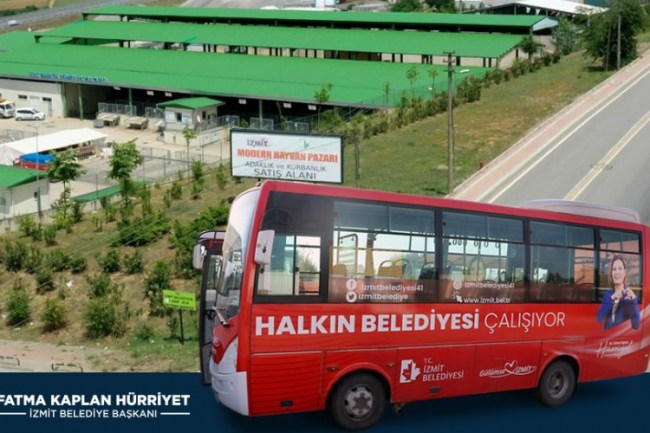 Modern Hayvan Pazarı'na ücretsiz ring servisi başlıyor