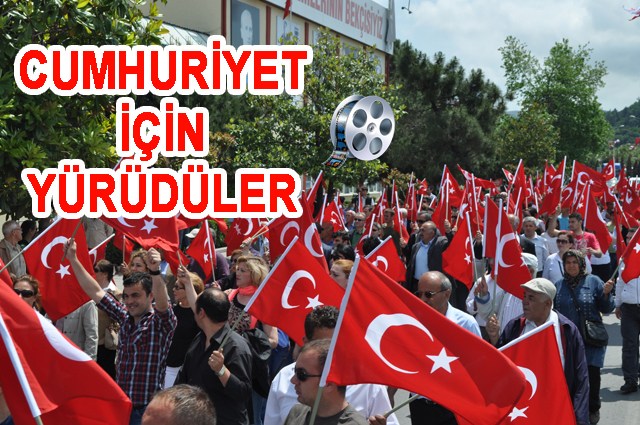 19 Mayıs Ereğli'de çoşkuyla karşılandı..