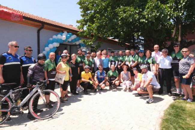 Mysia Yolları'nda Ertan Ayçetin Bisikletevi açıldı