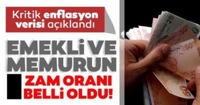 Memur ve memur emeklisinin zam oranı belli oldu