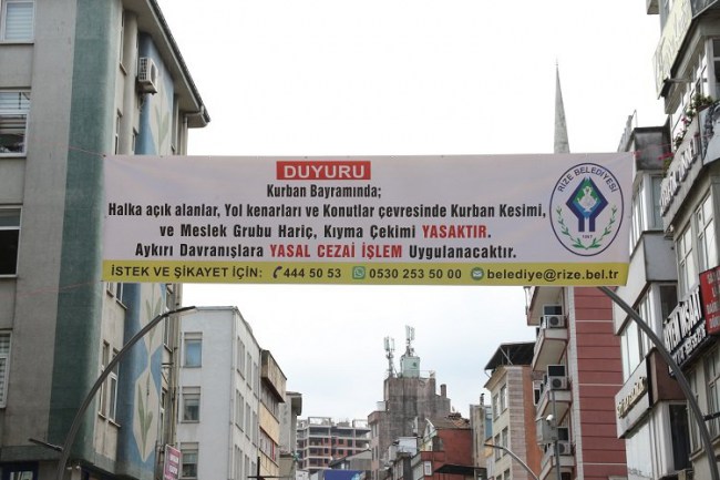 Rize'de bayramlık önlemler