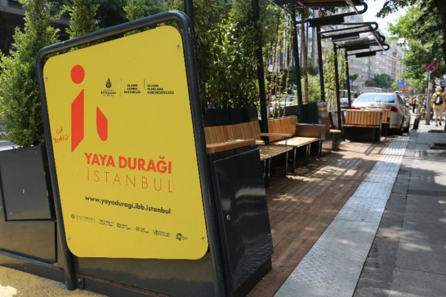 İBB'den 'yaya durağı' projesi