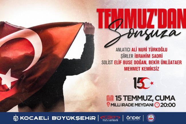 Kocaeli'nde "Temmuzdan Sonsuza" 15 Temmuz anma etkinliği