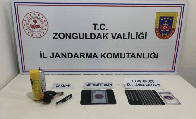 Jandarma ekiplerinden Kozlu’da uyuşturucu baskını