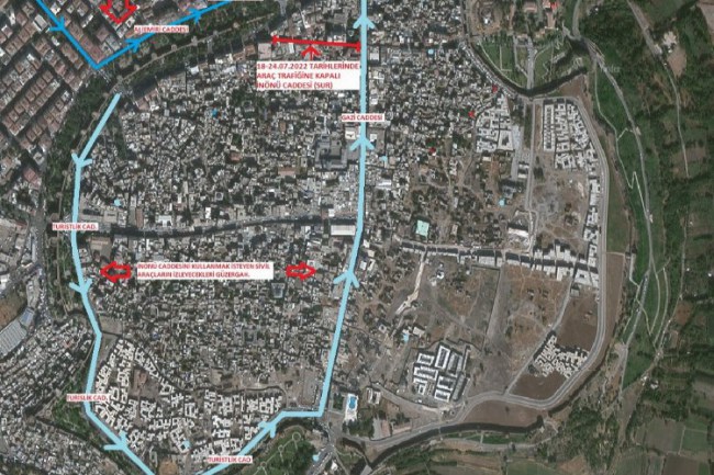 Bu cadde 7 gün araç trafiğine kapatılacak